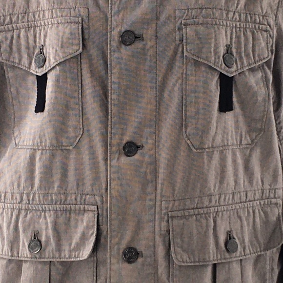 Banana Republic Women Utility Field Jacket Brown Cotton Unlined Lightweight Sz S - Picture 3 of 13